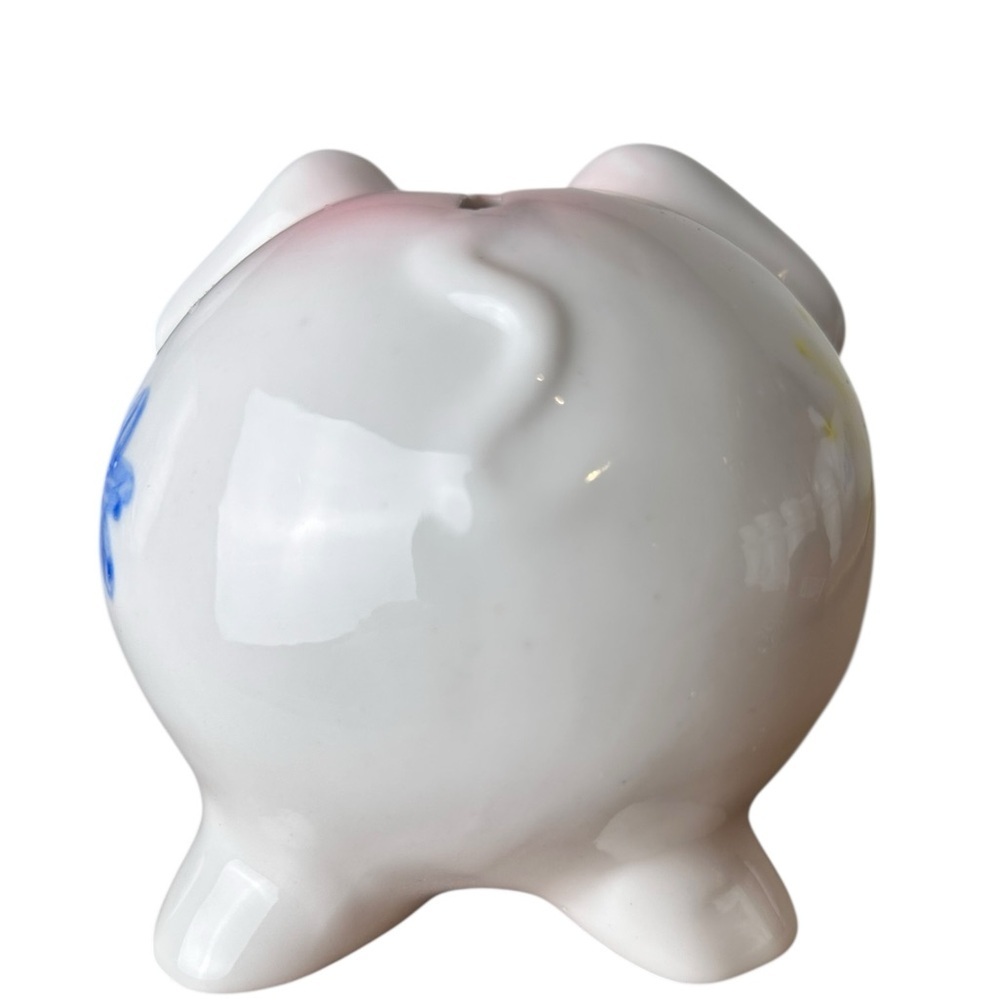 Vintage kitschy ceramic piggy bank, Japan, MCM anthropomorphic style - Picture 4 of 9